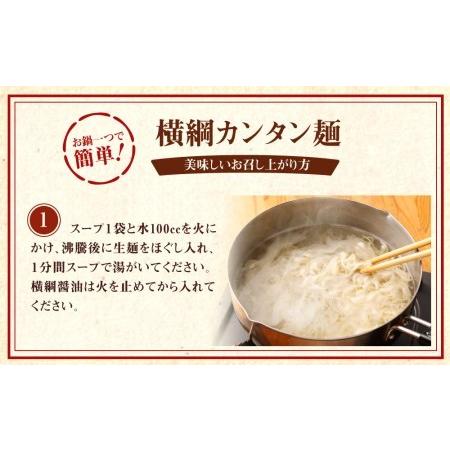 ふるさと納税 お鍋ひとつで簡単調理！横綱のカンタン麺10食セット  京都府京都市