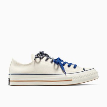 CONVERSE CHUCK 70 OX EGRET/NAVY/INCENSED 休閒鞋 男女 白色-A16582C