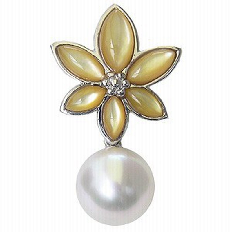 ブローチ 花 パール 白 - 通販 - guianegro.com.br