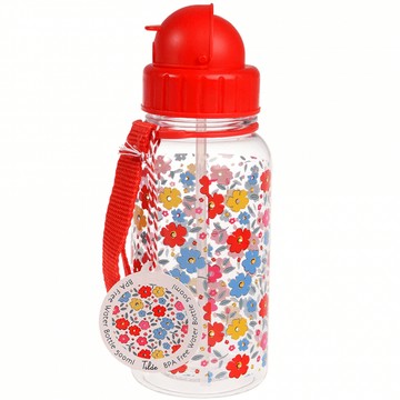 英國 Rex London - 兒童 Tritan™ 吸管水瓶-美麗花卉(500ml)