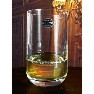 進口捷克BOHEMIA水晶玻璃酒杯果汁杯水杯啤酒杯洋酒杯家用送禮