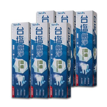 台鹽 鹹淨固齒牙膏150gx6條【居家生活便利購】