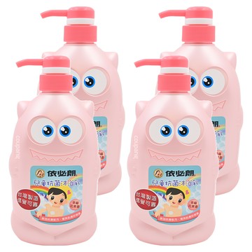 依必朗 兒童抗菌沐浴乳-幸福花果香 Chlorhexidine配方 溫和不刺激  700ml  4瓶