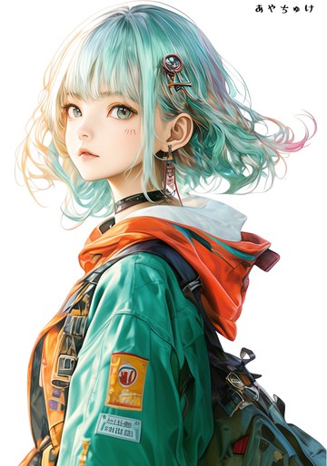 【11月新品】07-105-0110 人物貼紙 冬日女孩