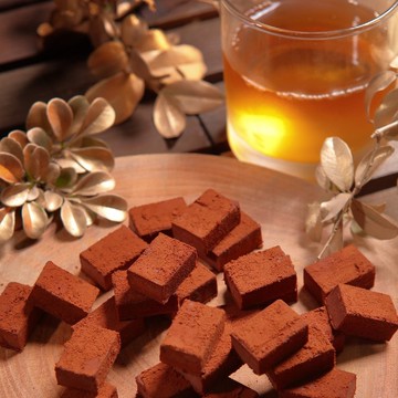 巧克力雲莊-橙酒醇酒生巧克力(125g/盒) 附提袋 情人節禮物