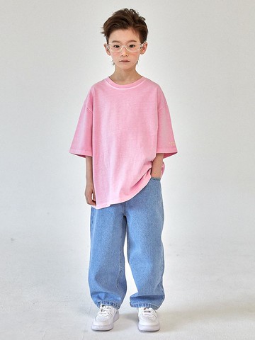 Standard Fit Cotton Jeans [BLUE] (S-JM)