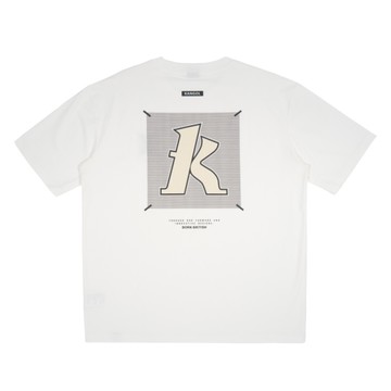 KANGOL 短T 白色 印花 大LOGO 短袖 中性 6525101600
