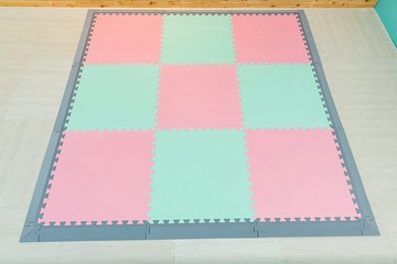 安全斜坡邊條+細皮紋地墊套裝組