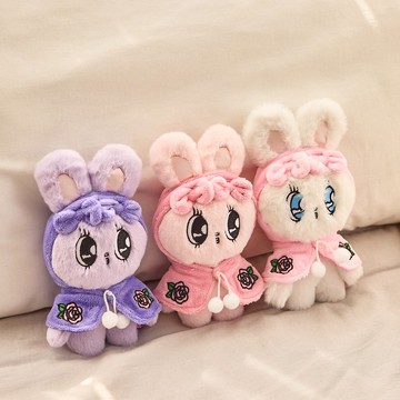 【Esther Bunny艾絲樂小兔】斗篷款絨毛玩偶 絨毛娃娃 12cm 全3款