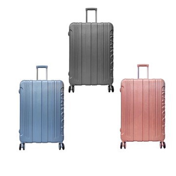 ~雪黛屋~KANGOL 28吋行李箱防爆拉鍊可加大360度飛機輪耐摔耐磨損檢測通過H6003