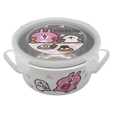 雅迪 卡娜赫拉的小動物 不鏽鋼分離式多用途碗 白色 400ml  1個  1個