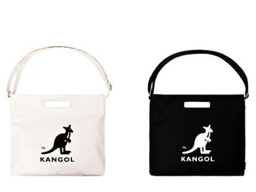 限時 滿3千賺10%點數↘ | ~雪黛屋~KANGOL 斜包大容量可A4資料夾進口防水尼龍布材質提肩背斜側背中性款全齡適用可刷洗L6025301020