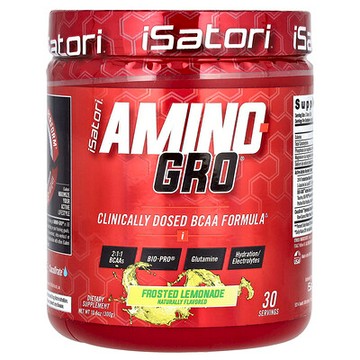 Isatori, Amino-Gro，糖霜檸檬水味，10.6 盎司（300 克）