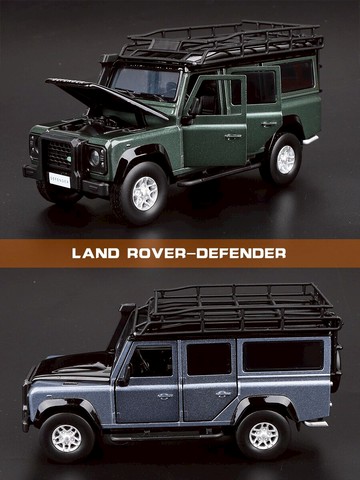 路虎衛士合金車模1:32聲光回力吉普車男孩玩具車仿真汽車模型擺件