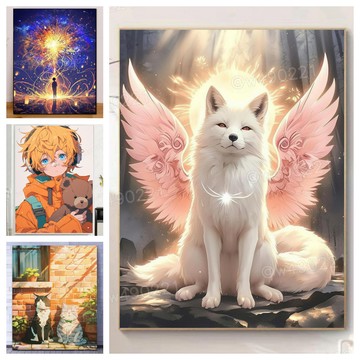 💎盒裝💎台灣現貨💎 DIY鑽石貼畫 5D鑽石畫 點鑽畫 DIY立體鑽貼畫 鑽石貼 貼鑽畫鑽畫手工藝手作圓形鑽