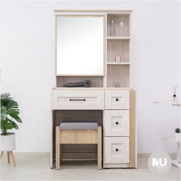 沐家具 mufurniture Koreai 鄉村風 化妝桌椅組/臥室/收納