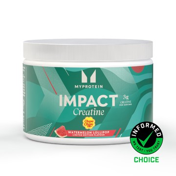 Impact Creatine x Chupa Chups - 250g - 55servings - Chupa Chups - Watermelon Lollipop