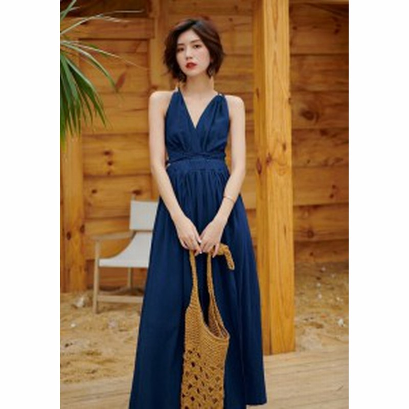 背中見せ 背中開き マキシ丈 キャミワンピース ロングワンピース リゾートワンピース リゾートドレス レディース 韓国 オルチャン ファッ 通販 Lineポイント最大1 0 Get Lineショッピング