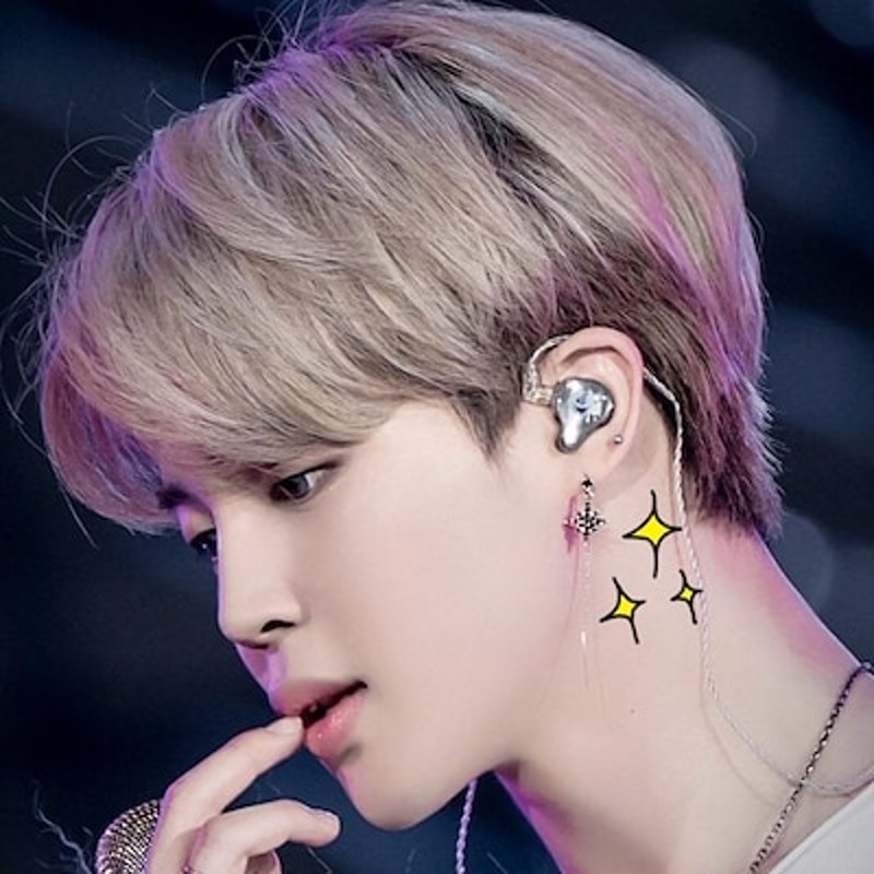 お値下げ可　BTS JIMIN ジミン　アーティストメイド　ピアス BTS アーティストメイド ジミン ピアス - メルカリ