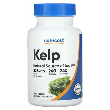 Nutricost, 海帶，325 微克，240 片