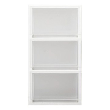 comet 簡約抽屜櫃  31cm  透明色  3層