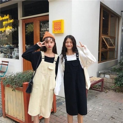 オールインワン オーバーオール サロペットスカート レディース デニム ゆったり 無地 スカート 春夏服 シンプル 通販 Lineポイント最大get Lineショッピング