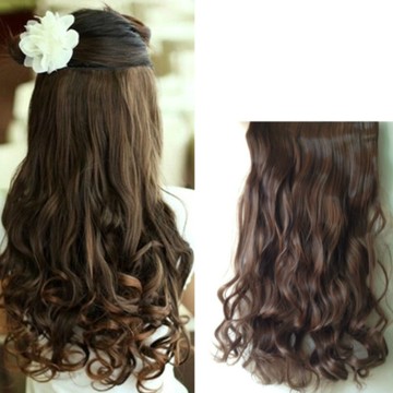 狐狸姬，髮片一片無痕接髮片捲髮造型假髮髮片(捲髮)