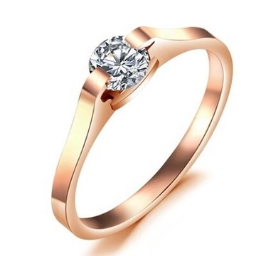 現貨+預購 玫瑰金戒指 鑲鑽銀飾-時尚優雅精選母親節生日情人節禮物女飾品71am16【獨家進口】【米蘭精品】