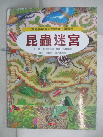 【書寶二手書T5／少年童書_I8F】昆蟲迷宮-穿過祕密洞穴到昆蟲王國冒險_香川元太郎
