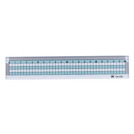 徠福 高級壓克力方格直尺 20cm /支  OA-200