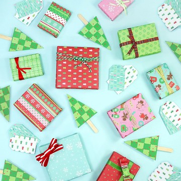 ~聖誕主題彩色印刷紙組~