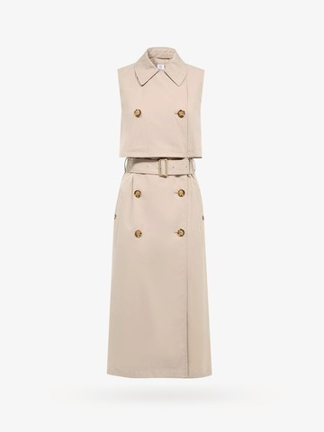 Cotton blend sleeveless trench - BURBERRY - gender_Woman