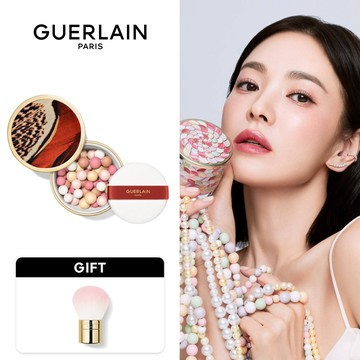 七夕限時贈蜜粉刷💌【Guerlain】嬌蘭幻彩流星蜜粉球  翎羽之華限定版｜生日快樂｜宋慧喬彩妝