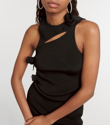 Coperni Appliquéd cutout minidress