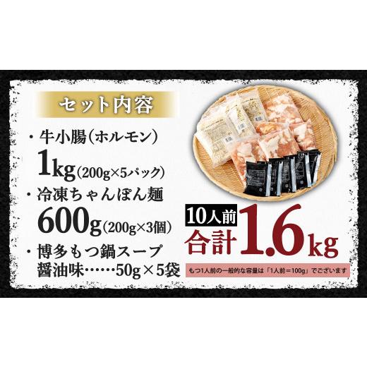 ふるさと納税 福岡県 直方市 国産 牛もつ鍋 10人前 牛もつ たっぷり1,000g 冷凍ちゃんぽん 濃縮スープ付 ホルモン もつ 大容量 1kg もつ鍋 …