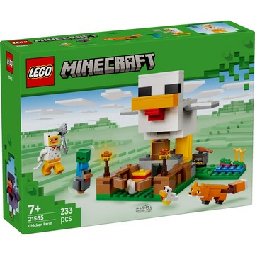 LEGO 21585 Minecraft系列 當個創世神 雞農場 Chicken Farm  混和顏色  1個