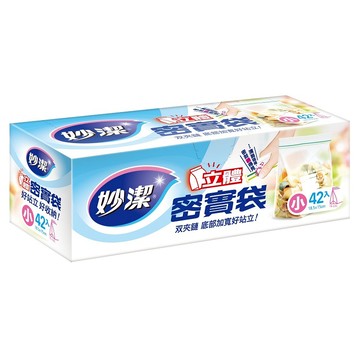 妙潔立體密實袋-小42入