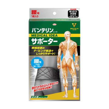 萬特力腰部護具LL黑