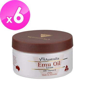 【澳洲Natures Care】VitAustralia 鴯鶓油滋潤霜含維他命E 6入組250g/罐