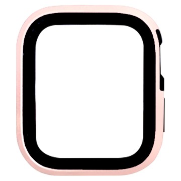 SwitchEasy 魚骨牌 Modern Hybrid 9H 鋼化玻璃鋁合金保護殼 粉色  Apple Watch 9/8/7(41mm)  1個