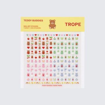 TROPE Teddy Buddies 小熊童伴 • 美甲貼紙