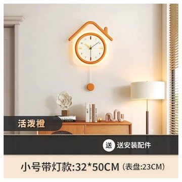 掛鐘 北歐風掛鐘 時鐘 客廳掛鐘壁鐘奶油風輕奢創意鐘錶家用時餐廳時鐘現代掛錶簡約壁燈『FY01989』