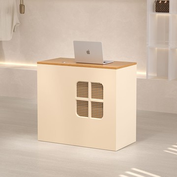 免運/開立發票 收銀臺簡約現代女裝美容美甲院柜臺輕奢小型吧臺奶茶店美發 快速出貨