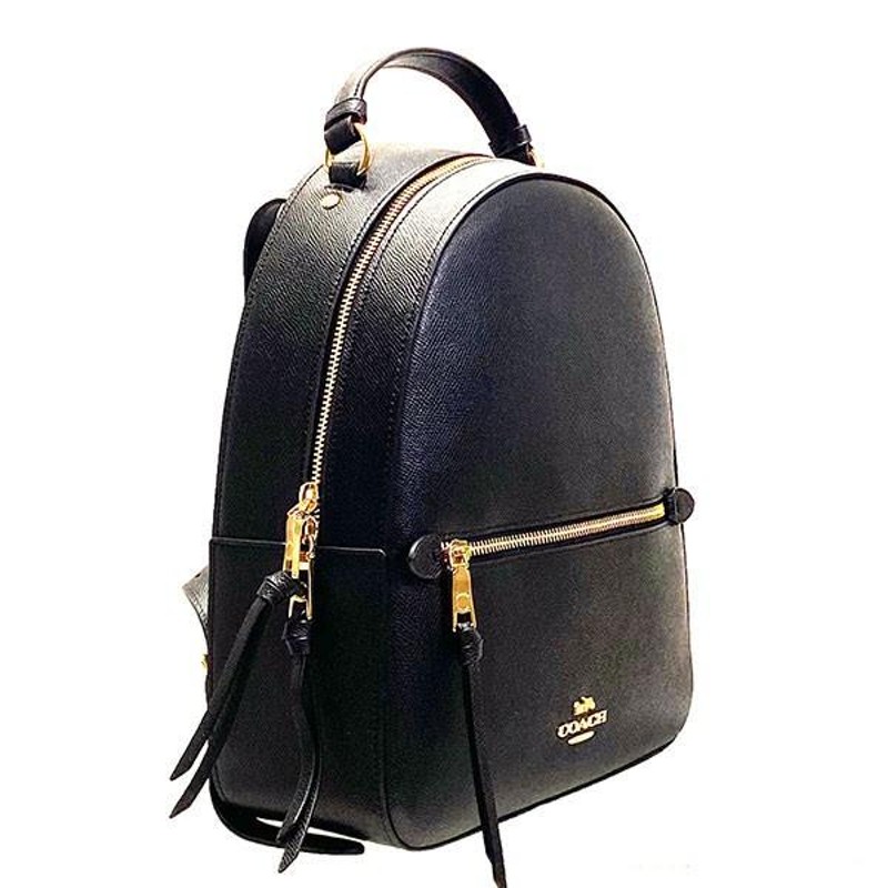 コーチ COACH ブラック レザー リュックサック F76624-