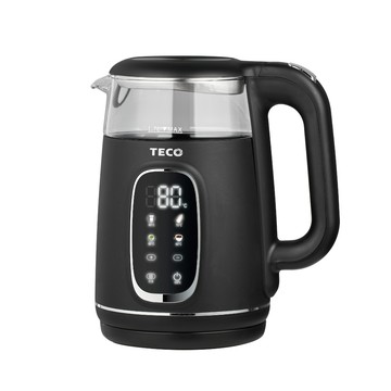 【TECO東元】智能溫控玻璃電熱快煮壺/電水壺XYFYK1704B