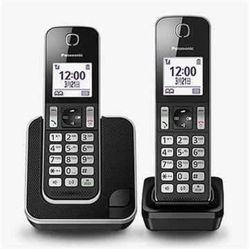 【最高9%回饋 滿額現折$50】   Panasonic數位中文雙手機無線電話KX-TGD312TW