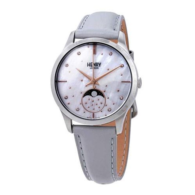 ヘンリーロンドン MOONPHASE HL35-LS-0327 クォーツ 時計 腕時計 レディース 送料無料 【あす楽】劣化なし針