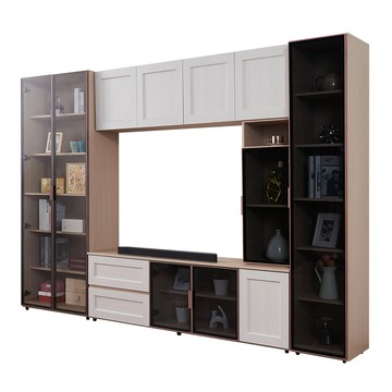 STYLEHOUSE [RT9]韋瓦第10尺電視玻璃組合櫃RT9-C009+C010+C011+C012+C013