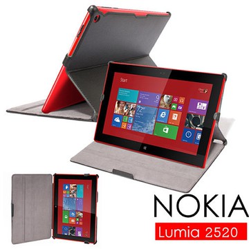 ◆免運費加贈電容筆◆Nokia  Lumia 2520 專用頂級薄型平板電腦皮套 保護套 可多角度斜立