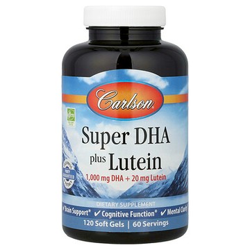 Carlson, 高級 DHA+ 葉黃素軟凝膠，120 粒裝